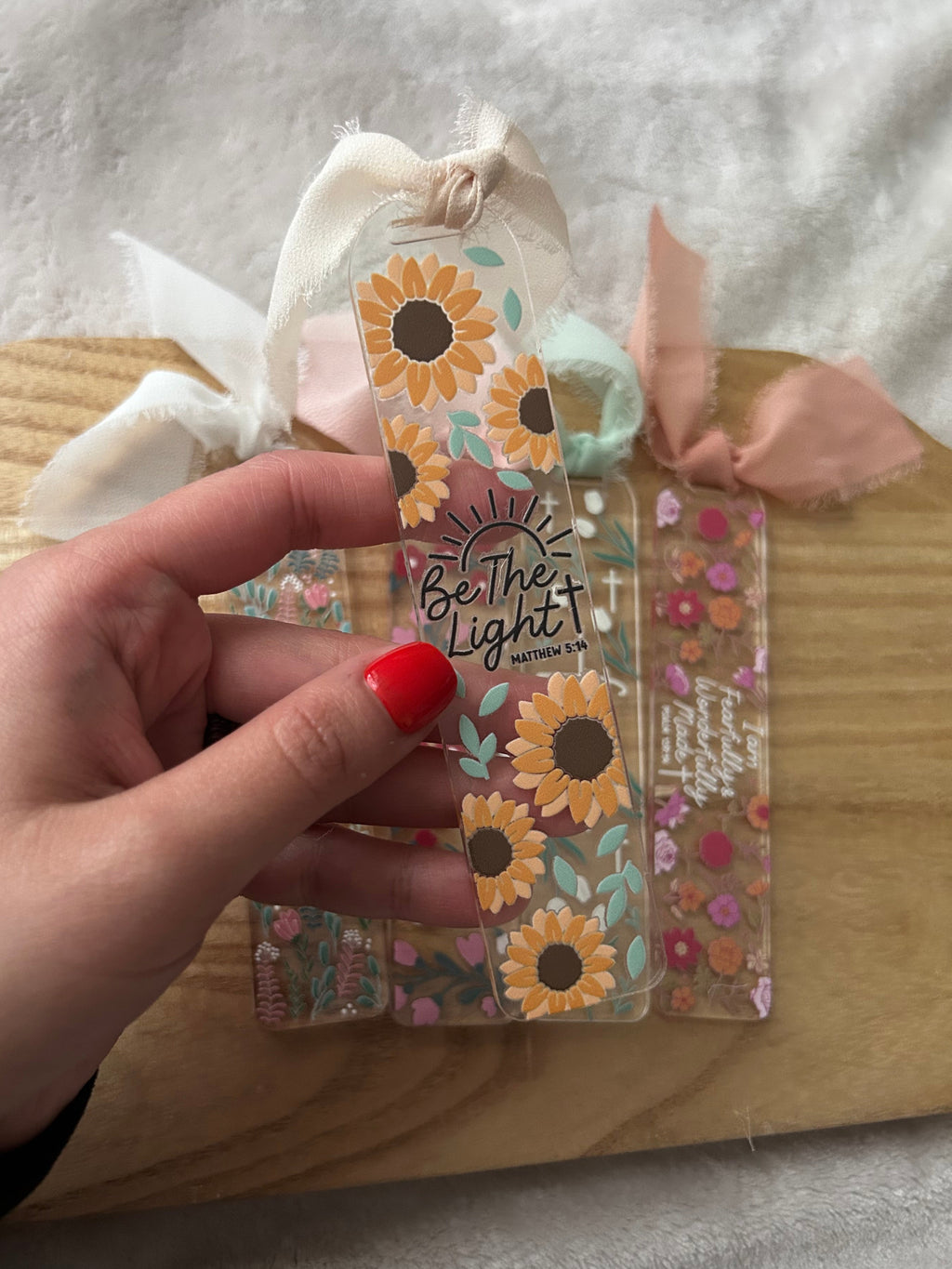 Be The Light Sunflower Bookmark