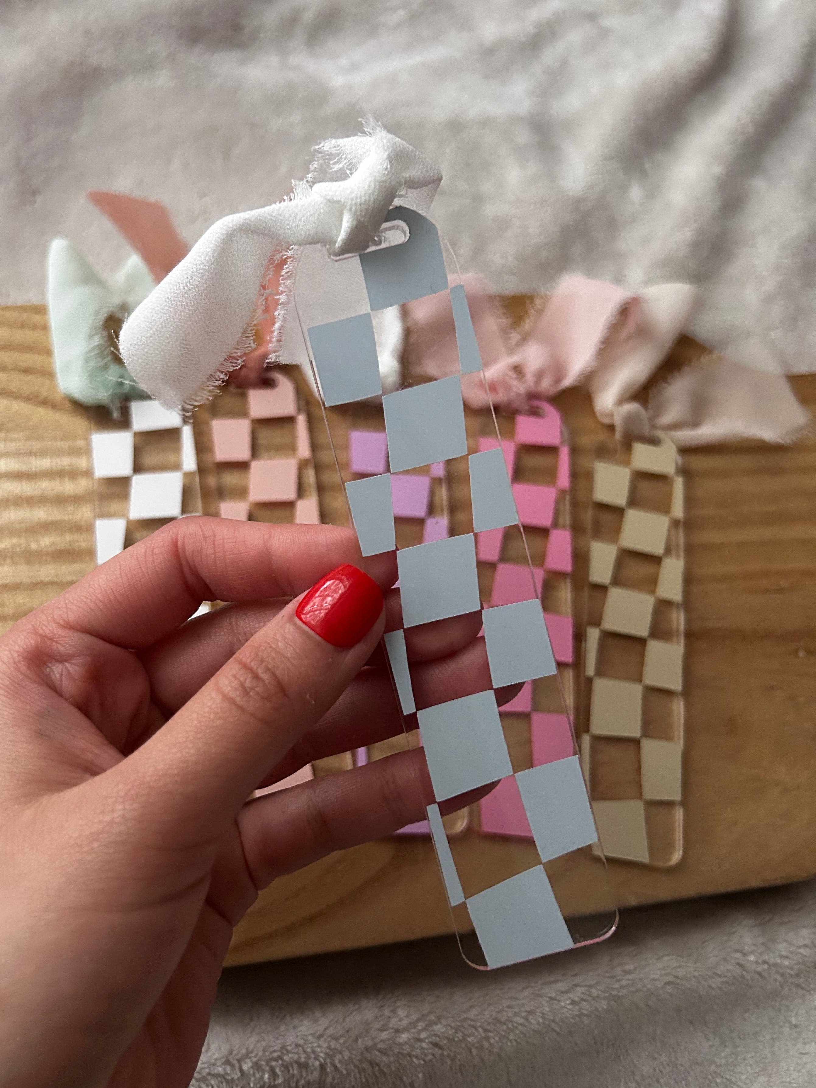 Checkered Bookmark