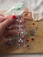 Faith White Tulip Bookmark
