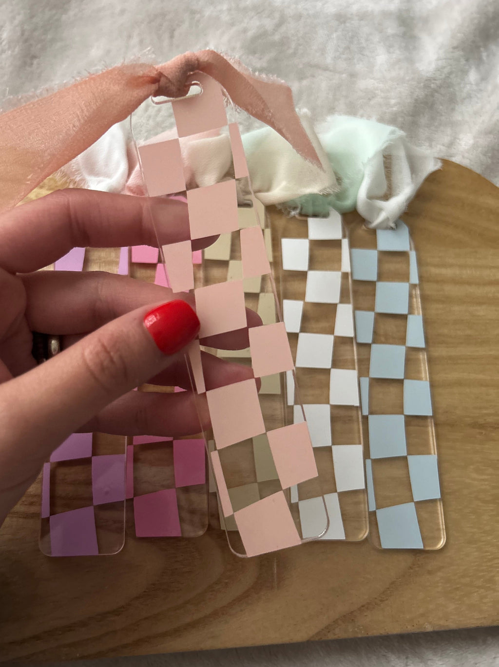 Checkered Bookmark