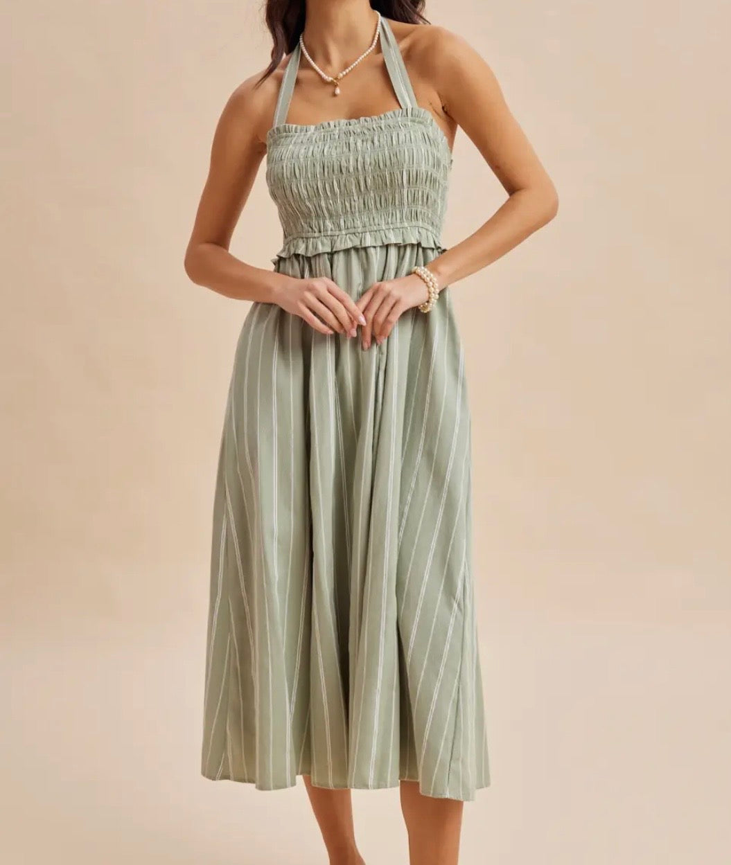 Lacey Halter Dress