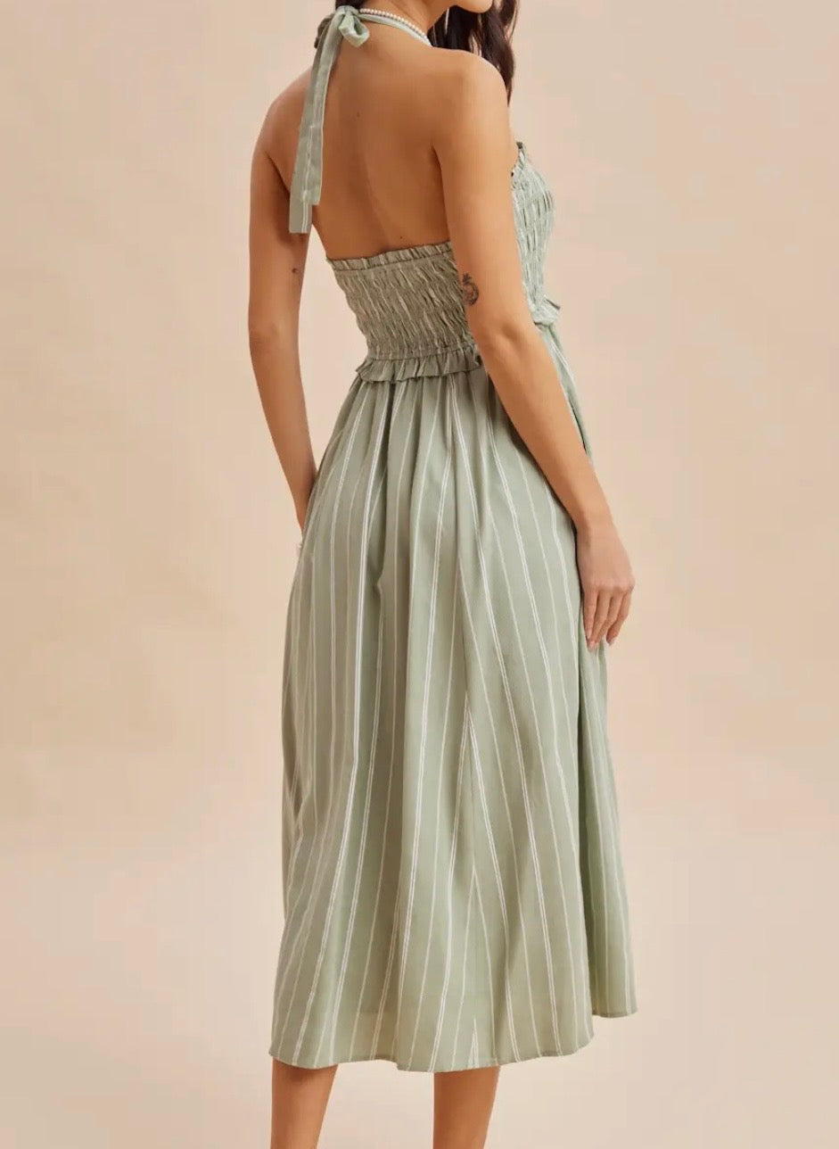 Lacey Halter Dress