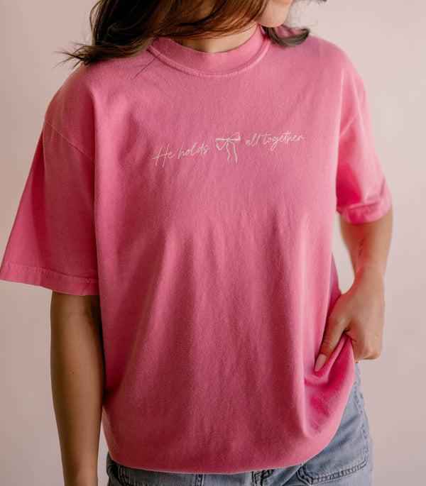 He Holds All Together Tee
